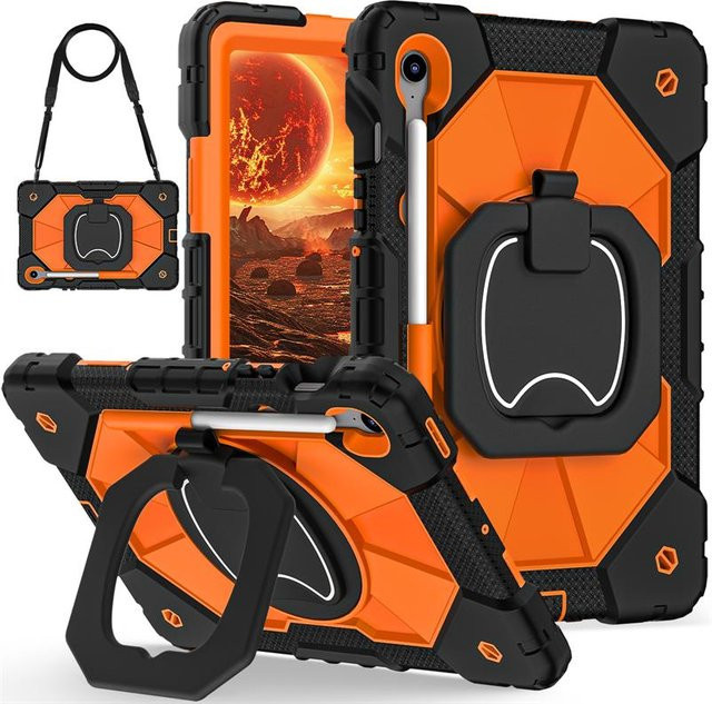 Robuste Armor Hülle für Samsung Galaxy Tab S10 Lite FE 10,9 Zoll in Orange - Bild 1
