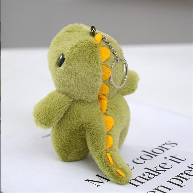 Kidsly Dinosaurier Plüsch-Schlüsselanhänger, 12cm, ab 14 Jahre - Bild 1