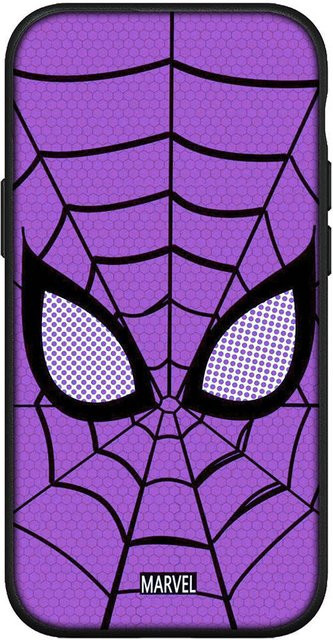 MINISO Spider Man Super Hero Handyhülle für iPhone, Samsung Galaxy, Xiaomi Redmi und OPPO in Schwarz oder Lila - Bild 1