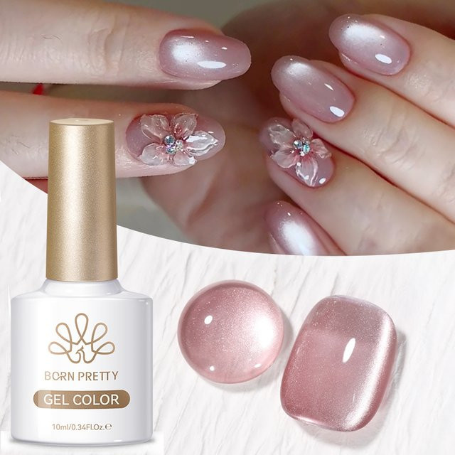 BORN PRETTY Magnetgel-Nagellack, Getrocknete Rose, 10 ml, Glänzend - Bild 1
