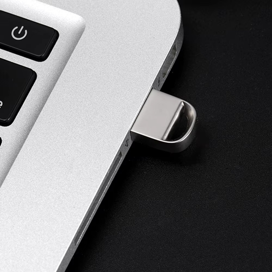 JASTER USB 2.0 Mini Metall USB-Stick Wasserdicht in Silber - Bild 3