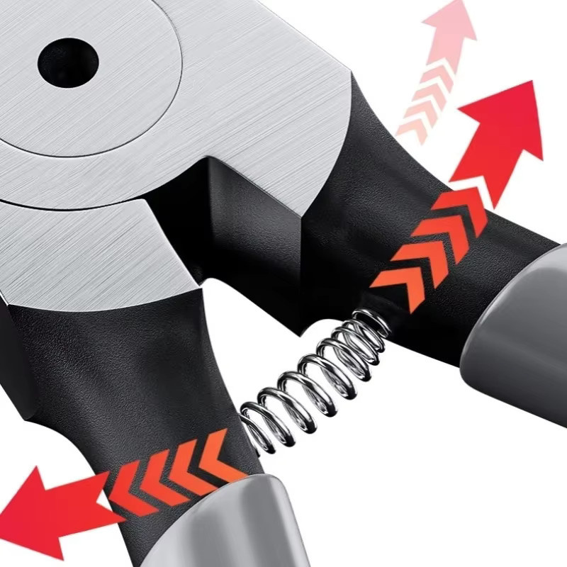 JUSTINLAU Diagonalzange für Elektriker zum Drahtschneiden in Industrie-Qualität - Bild 4