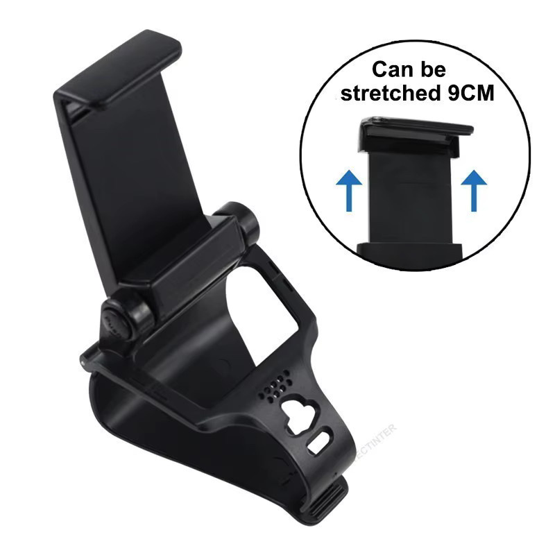 TECTINTER Smart Grip Handyhalterung mit einstellbarer Breite für PS5 Controller, Schwarz - Bild 4