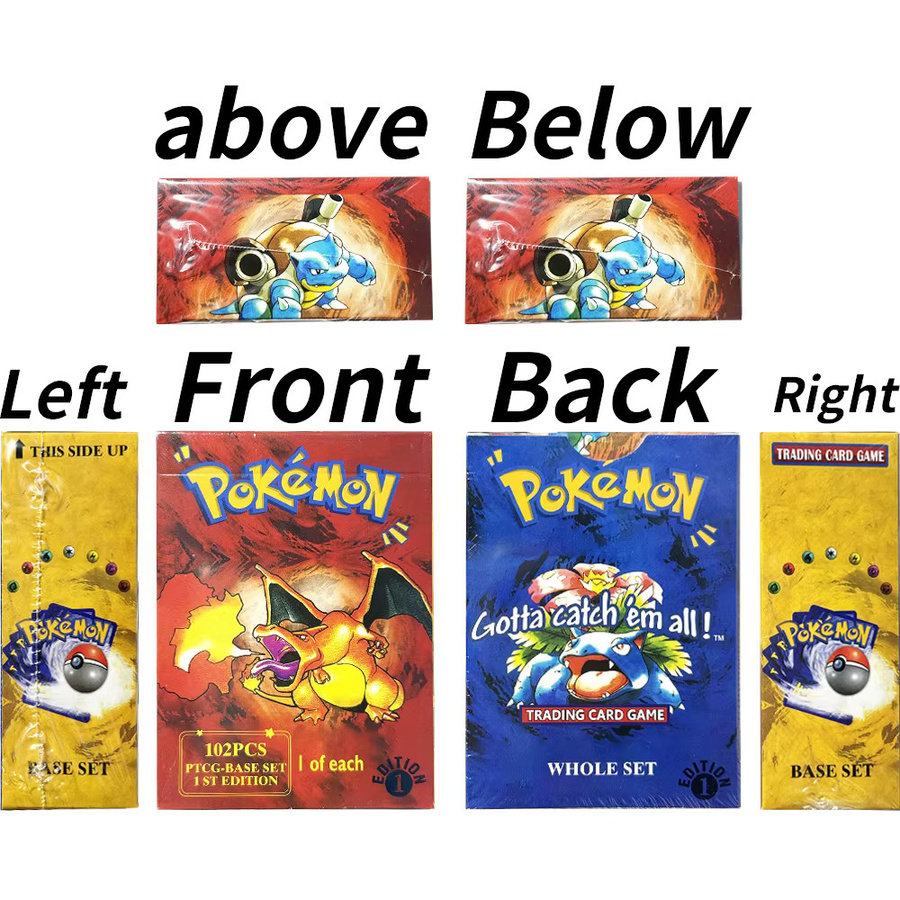 Keeppley Pokémon PKM Base Set Booster Box, Proxy-Spielkarten-Packs - Bild 5
