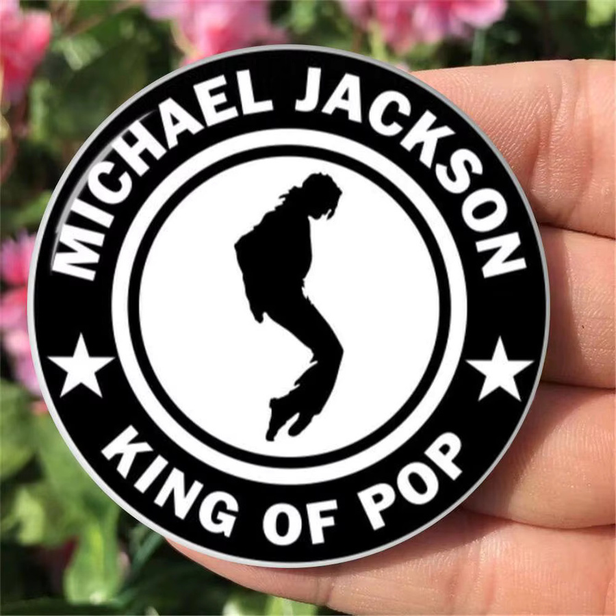 Brosche Kayou, Michael Jackson, rund, Unisex - Bild 3