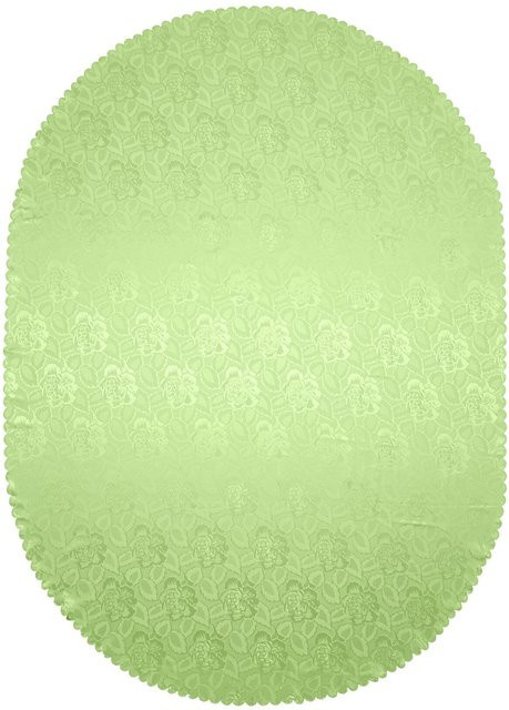 Jacquard-Tischdecke Jasmin von viva domo in Grün, fleckenabweisend und waschbar - Bild 1