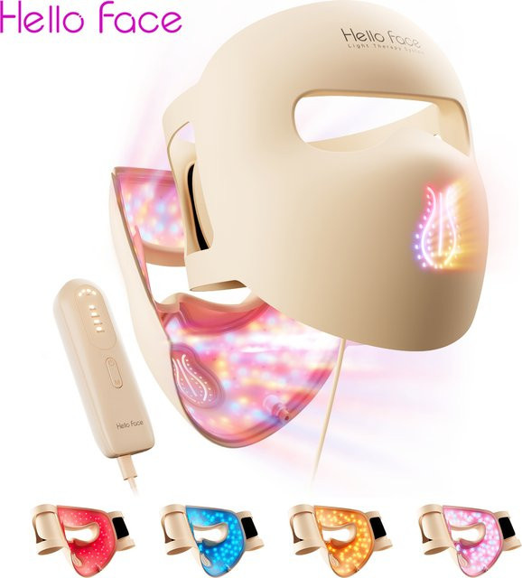 Hello Face M300 4D LED Lichttherapie Maske, 311 LEDs, Unisex - Bild 1