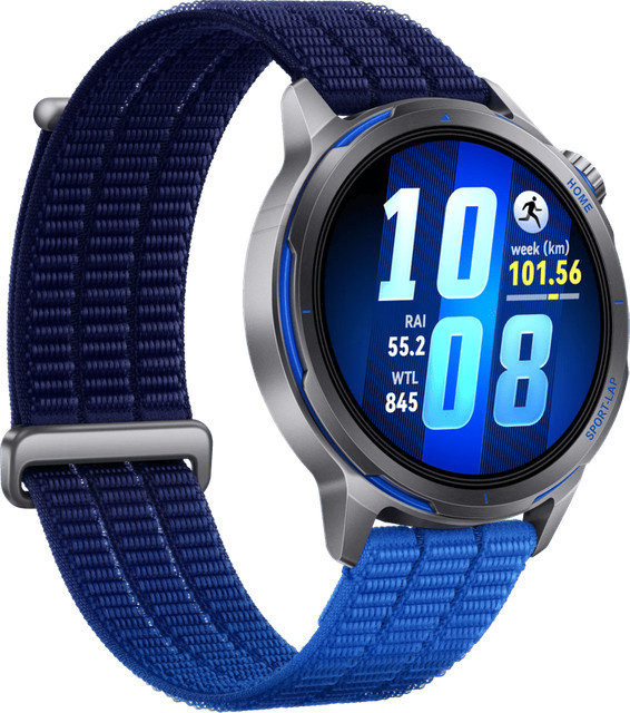 Huawei Smartwatch GT Runner, Blau, Titan, Textil/NATO, Unisex - Bild 1