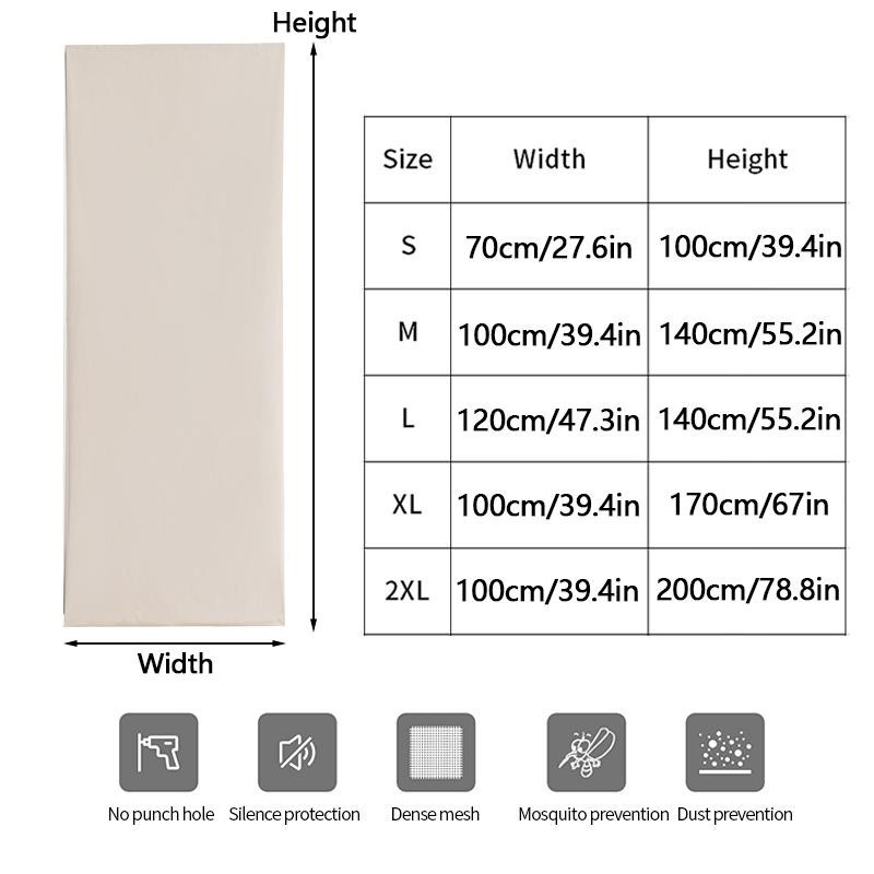 Verdunkelungsvorhang Selbstklebend Ohne Bohren in Grau, B x H: 100 x 170 cm - Bild 5