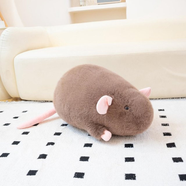 Maus Plüschtier, braun, 18cm, ab 14 Jahren - Bild 1
