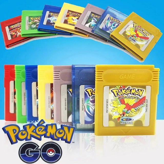 Bandai Pokémon, 16-Bit-Videospiel-GBC-Kartenbox, englische Version - Bild 1