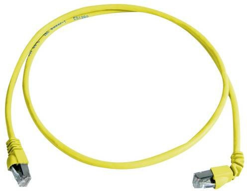 Telegärtner RJ45 Patchkabel CAT 6a S/FTP Ethernet LAN Gelb, Länge: 2,0 m - Bild 1