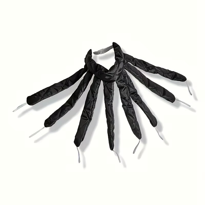 Octopus-Lockenstab ohne Hitze, Lockenwickler für langes Haar, blau/rosa mit Clip - Bild 2