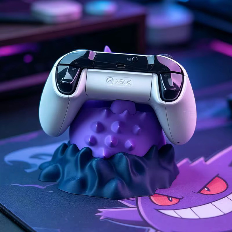 Aoger Gengar Anime Controller-Halter Universeller Gamepad-Ständer in Lila für PS5, Xbox und Switch als Schreibtisch-Deko - Bild 2