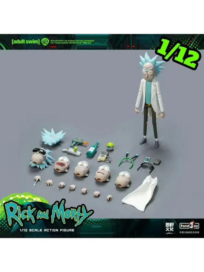 Fondjoy Rick and Morty Actionfigur, 1/12, Einzelfigur - Bild 2