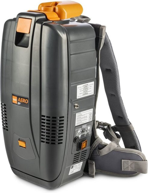 Diversey TASKI Aero BP B Li-Ion Plus Ultraleichter Rucksacksauger mit Lithium-Ionen Technologie und digitalem Motor in Orange/Grau - Bild 1