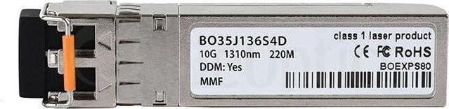 BlueOptics SFP-10G-LRM-DE-BO Netzwerk-Transceiver-Modul SFP+ Faseroptik 10000 Mbit/s 1310 nm in Silber und Blau - Bild 1