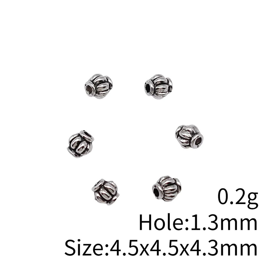 WYSIWYG Abstandshalterperlen, 4,5x4,5x4,3mm, 3 Farben, Unisex - Bild 2