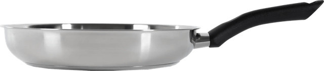 BK Bold Bratpfanne mit Antihaftbeschichtung aus Keramik und Edelstahl, Silber, Durchmesser: 28 cm - Bild 1