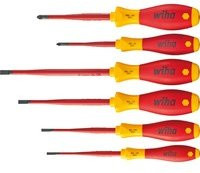 Wiha Schraubendreher-Set SoftFinish electric slimFix 6-teilig in Rot - Bild 2