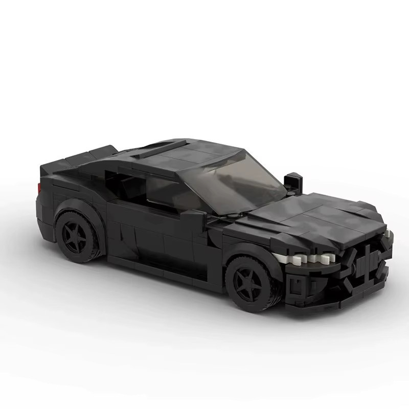 InhawBrick MOC Speed Racing Supercar M4 Sportwagen Bausteine Modell Set in Schwarz - Bild 2