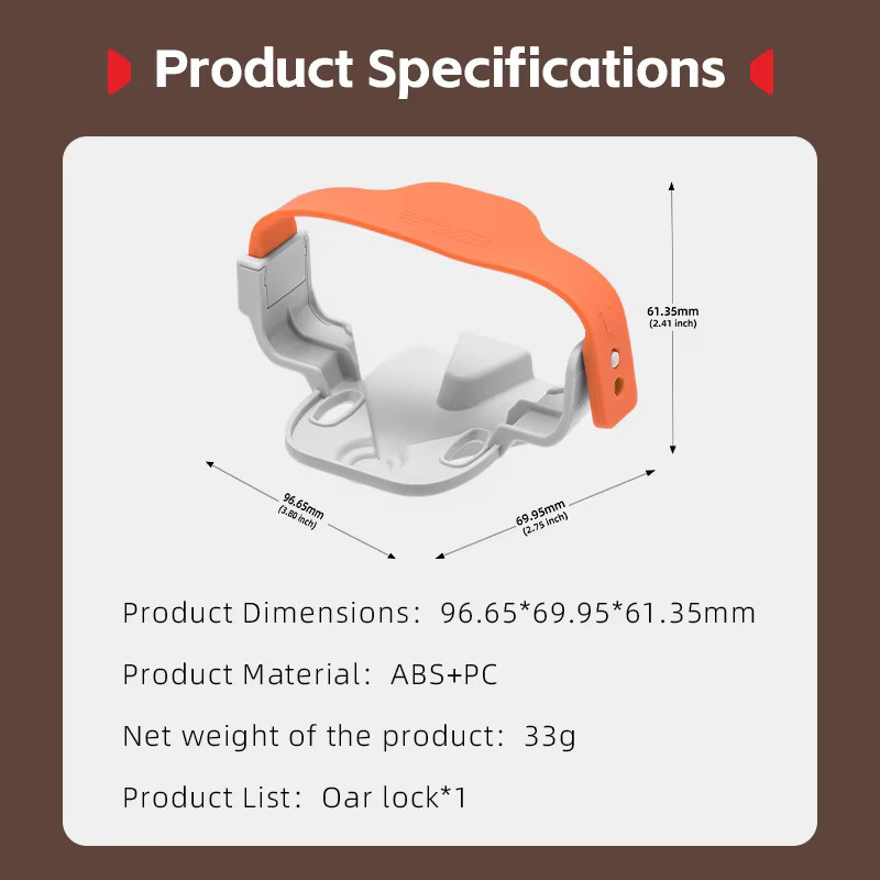 DJI Propellerhalter und Propellerstabilisator für Lito 1/Lito X1 in Orange - Bild 4