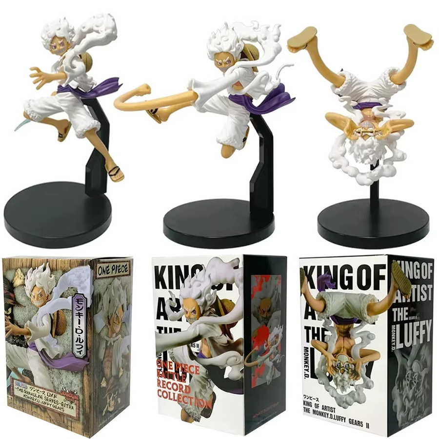 Bandai One Piece Monkey D. Luffy Gear 5 Actionfigur, 3-teiliges Set - Bild 2