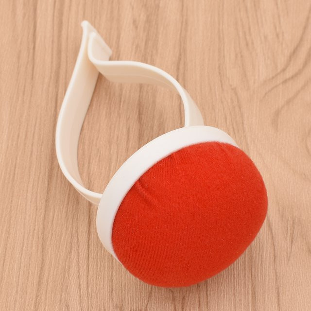 DIY kugelförmiges Nadelkissen aus Kunststoff in Rot für dein Nähzubehör - Bild 1