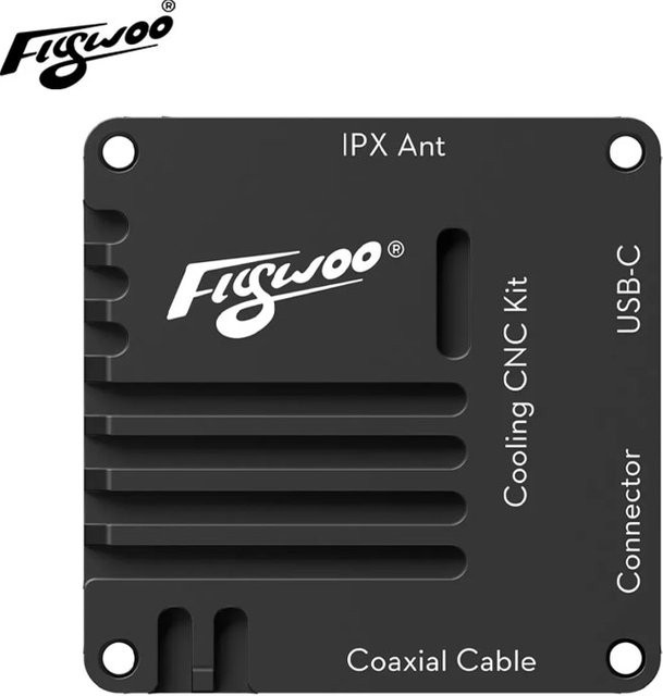 Flywoo O4 Air Unit CNC-Kühlungs-Kit aus Aluminium in Schwarz für FPV-Drohnen - Bild 1