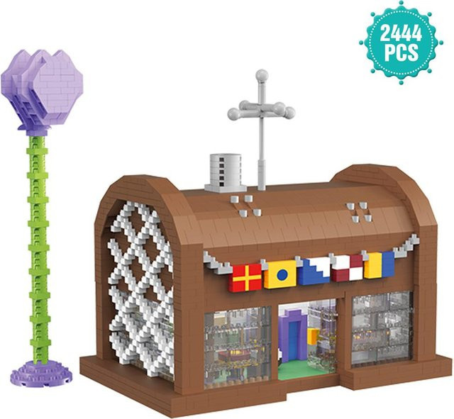 SEMBO BLOCK Spongebob Krusty Krab Restaurant, Bausteine, ab 6 Jahren - Bild 1