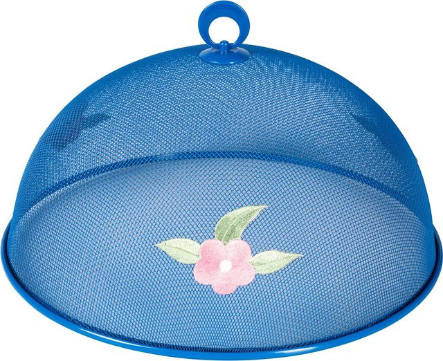 Genialo Insekten-Schutzhaube Blume in Blau - Bild 1