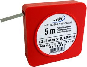 Helios Preisser Fühlerlehrenband 0,85 mm in Rot aus Kunststoff - Bild 1
