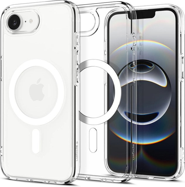 Spigen Ultra Hybrid MagSafe Schutzhülle für Apple iPhone 17e und iPhone 16e in Weiß - Bild 1