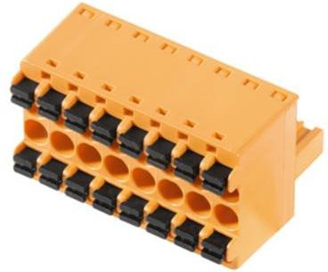 Weidmüller Buchsengehäuse-Kabel Orange, 8 Polzahl, Rastermaß: 5.08 mm, 28 Stück - Bild 1