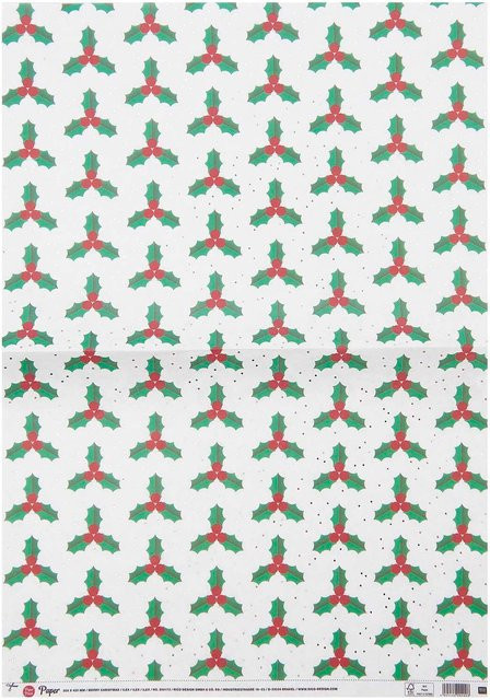 Rico Design Paper Poetry Paper Patch Ilex in Multicolor, Breite: 30 cm, Höhe: 42 cm - Bild 1