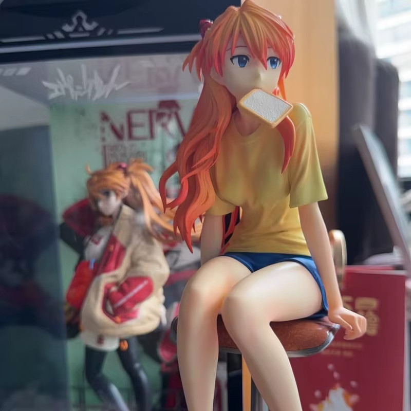 Bandai Anime Figur Asuka Langley Soryu aus Neon Genesis Evangelion als Desktop Decor Sammelfigur - Bild 4