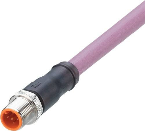 ifm Electronic EVC943 Verbindungsleitung mit geradem Stecker, 5-polig, lila, Länge: 2 m - Bild 1