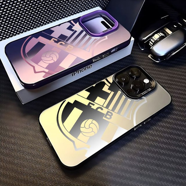 Bandai Handyhülle mit FC Barcelona Team Logo in Multicolour für iPhone Modelle - Bild 1