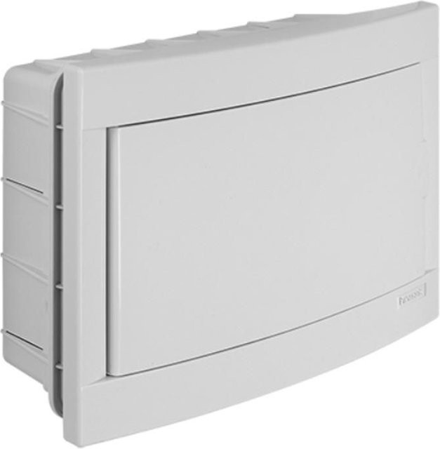 Panasonic Einbauverteiler mit 12 Modulen und blickdichter Tür in Weiß - Bild 1