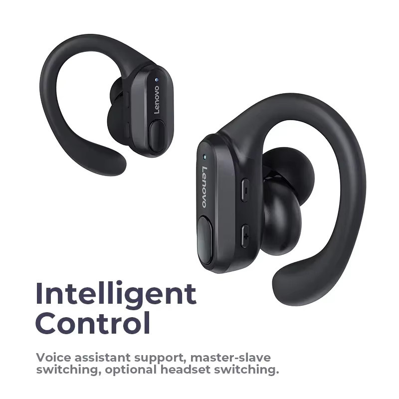 Lenovo Thinkplus XT80 Kabellose In-Ear Sport-Kopfhörer mit Bluetooth 5.3 und Geräuschunterdrückung in Schwarz - Bild 3