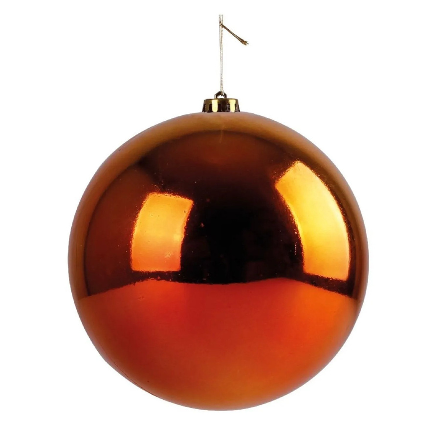 Lex Christbaumkugel Orange Glänzend Durchmesser: 30 cm - Bild 2