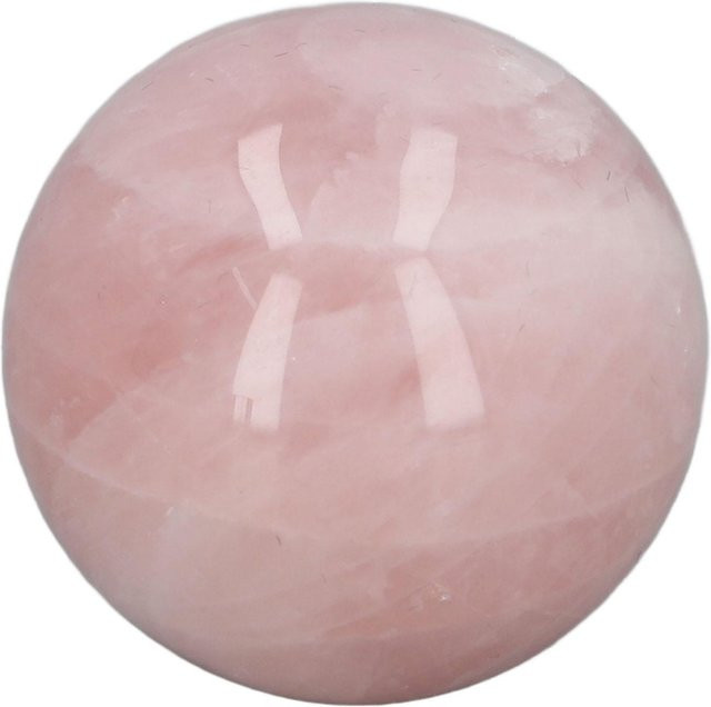 GoolRC Rosenquarz Kristallkugel in Rosa mit transparenter Basis für Fotografie - Bild 1