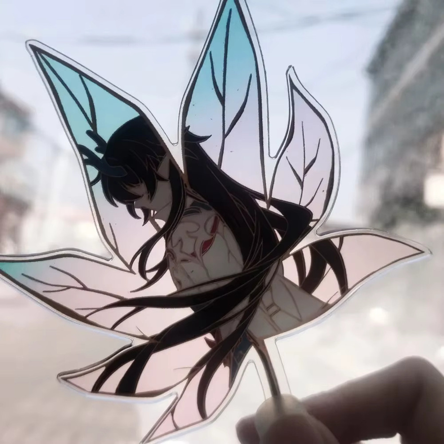 MUSEXINGQIU Honkai: Star Rail Dan Feng Fotokarten, transparente Karte, Unisex - Bild 3