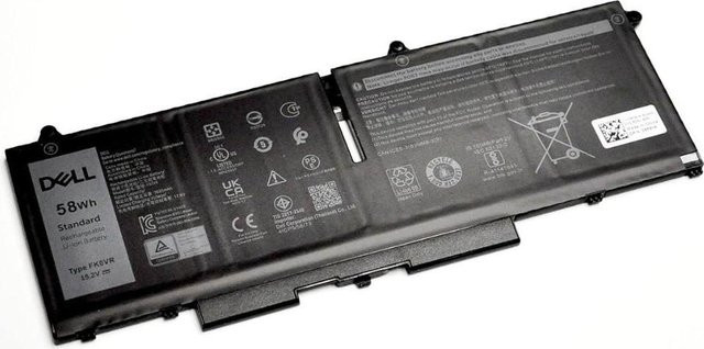 Dell Ersatzakku 4-Zellen 58Wh FK0VR in Schwarz - Bild 1