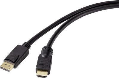 Renkforce HDMI-Kabel Typ A in Schwarz, Länge: 7,5 m - Bild 1