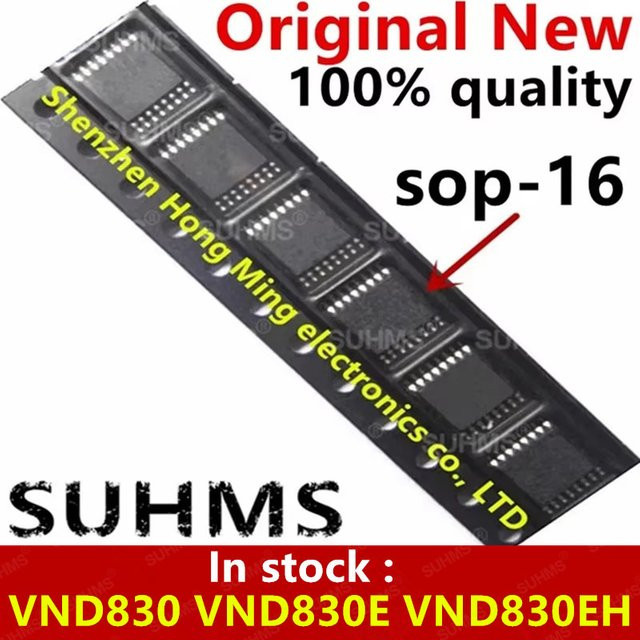 5 Stück VND830 VND830E VND830EH Transistoren in Schwarz im SOP-16 Gehäuse - Bild 1