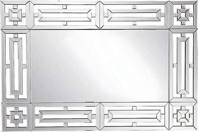 Wandspiegel LOAYE in Silber aus Edelstahl, Breite: 120 cm - Bild 1