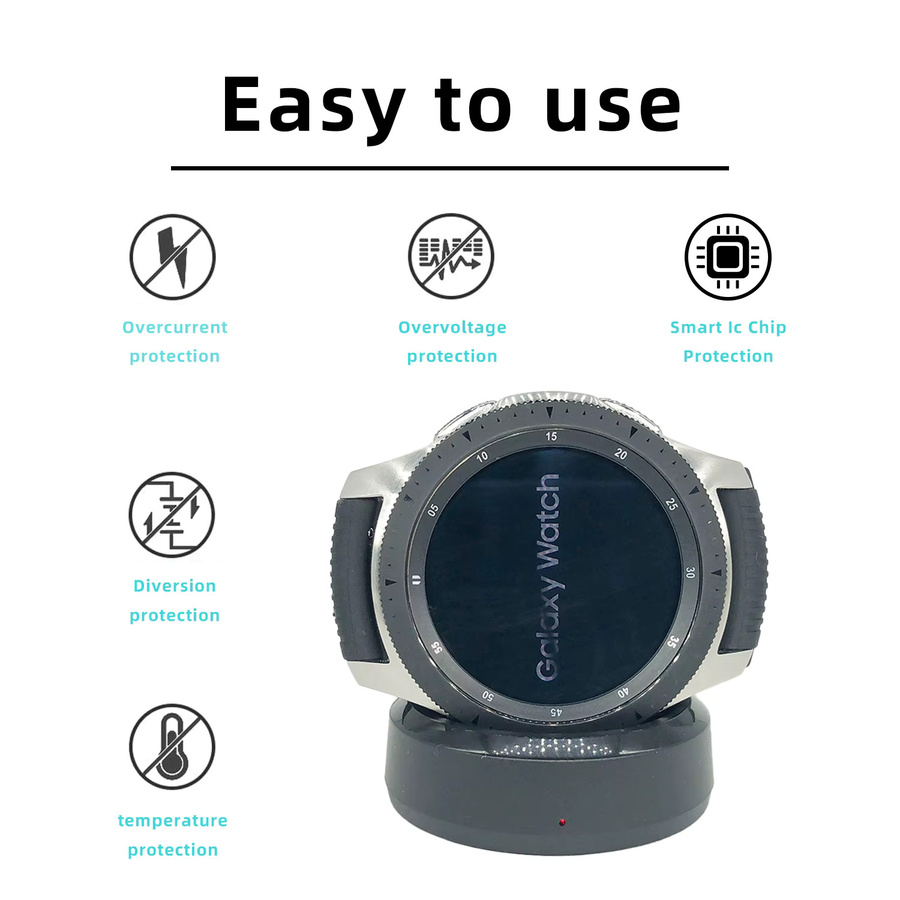 Samsung Ladekabel für Galaxy Watch, Schwarz - Bild 3