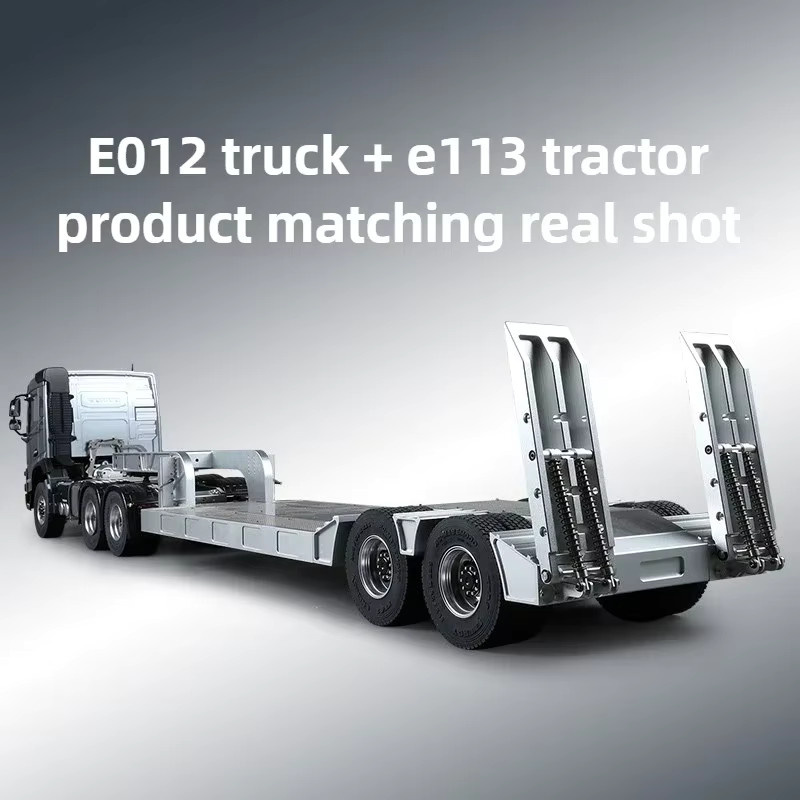 Double Eagle E012 Doppelachsen-Flachbettanhänger, Modell, 1:14, Metall, ab 14 Jahren - Bild 4