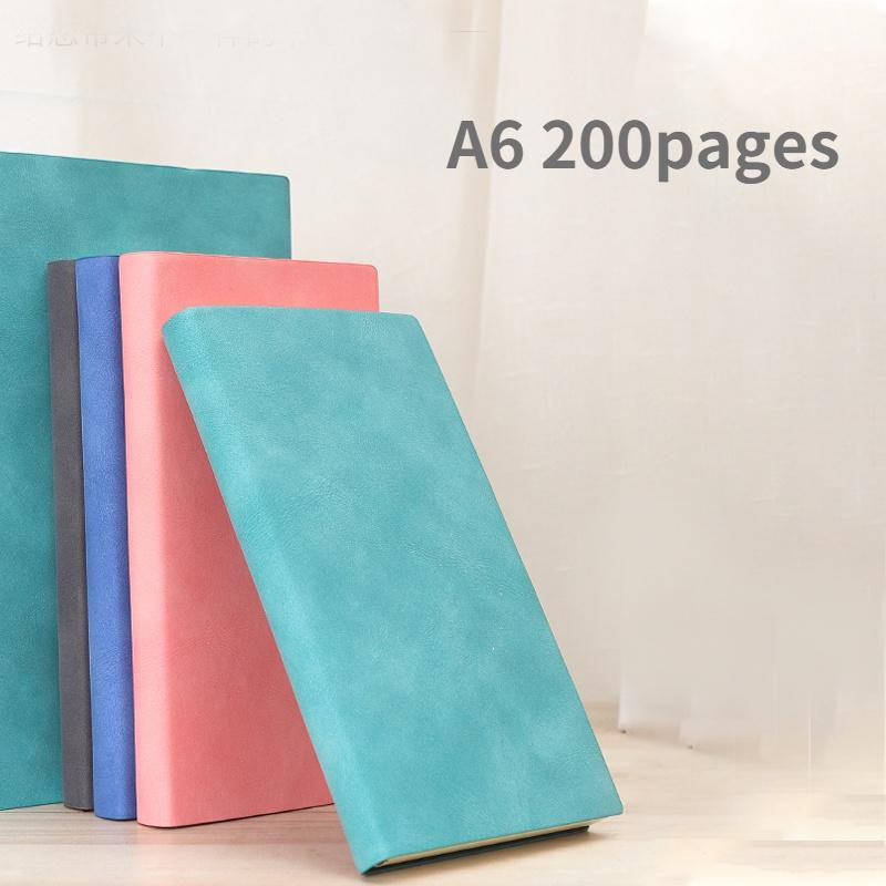 A4 Notizbuch mit grünem PU-Leder Einband, 416 Seiten, liniertes Tagebuch mit Lesezeichen - Bild 2